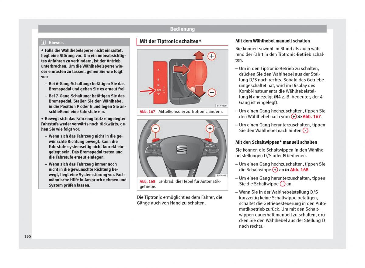 Seat Ateca Handbuch / page 192