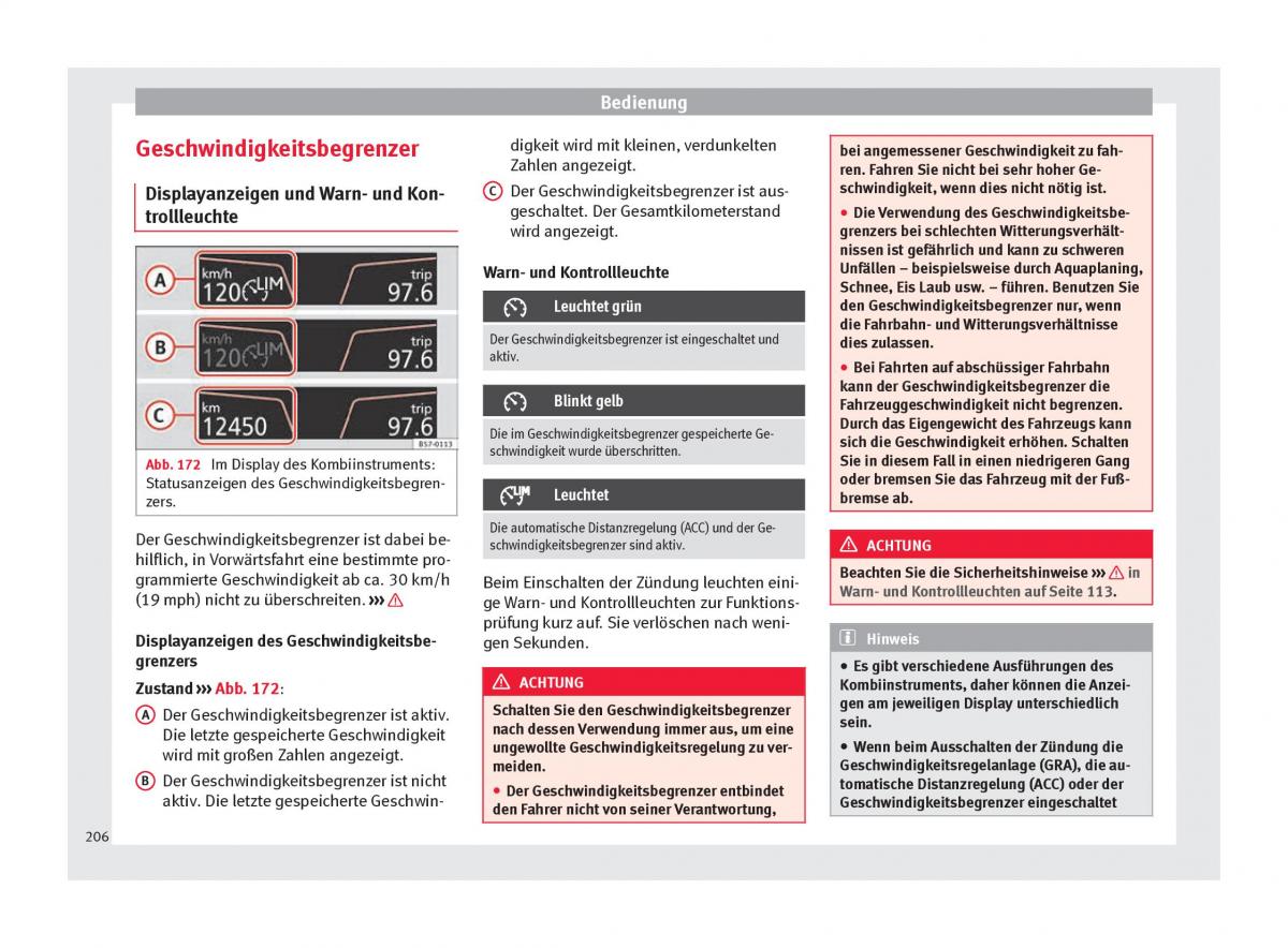 Seat Ateca Handbuch / page 208