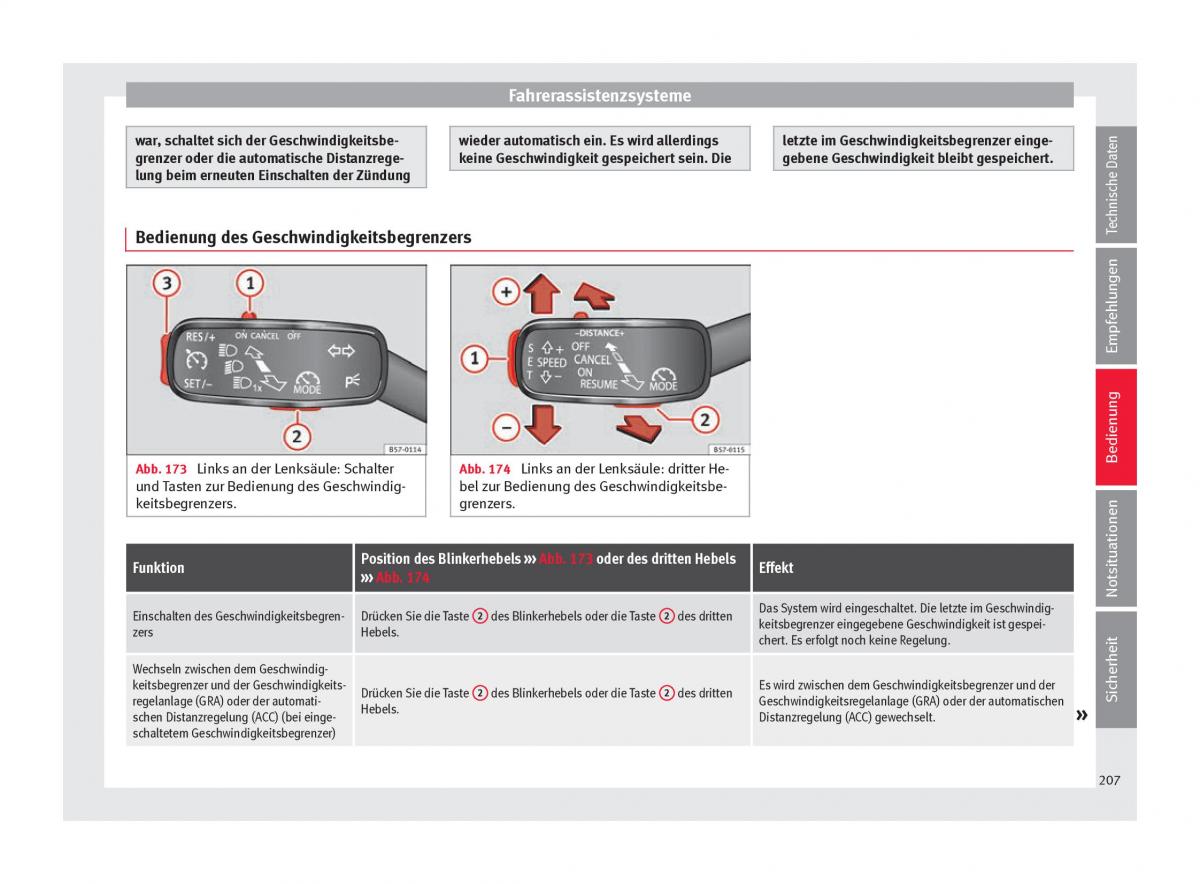 Seat Ateca Handbuch / page 209