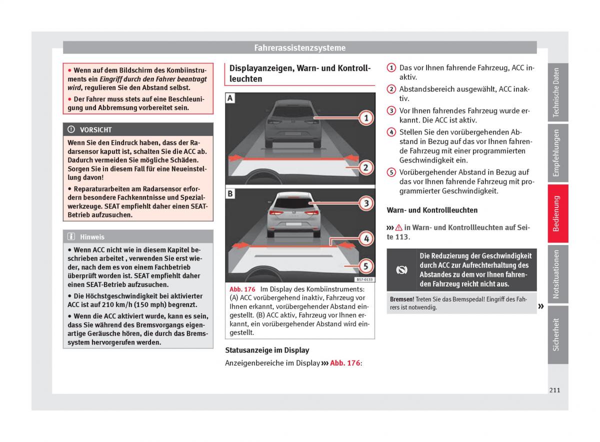 Seat Ateca Handbuch / page 213