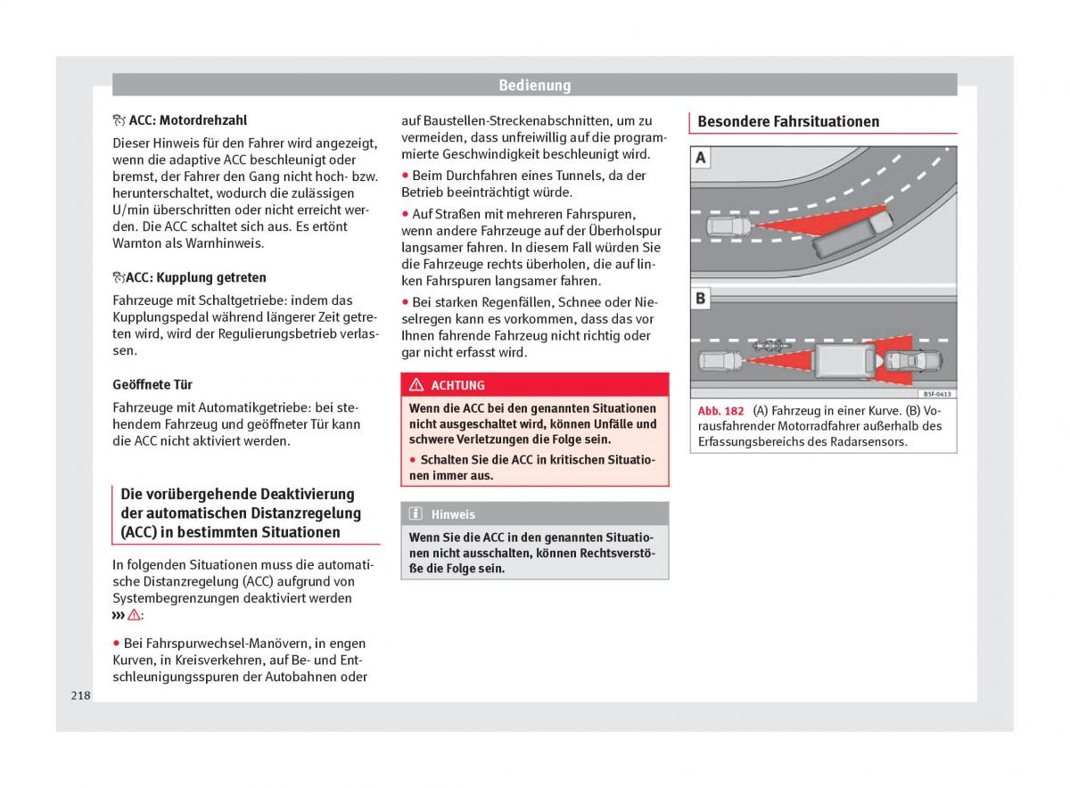 Seat Ateca Handbuch / page 220