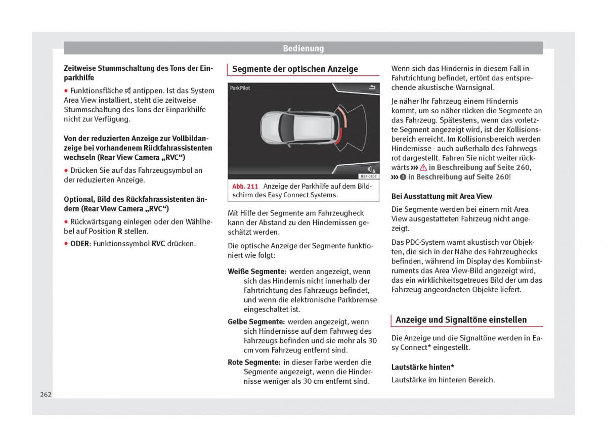 Seat Ateca Handbuch / page 264