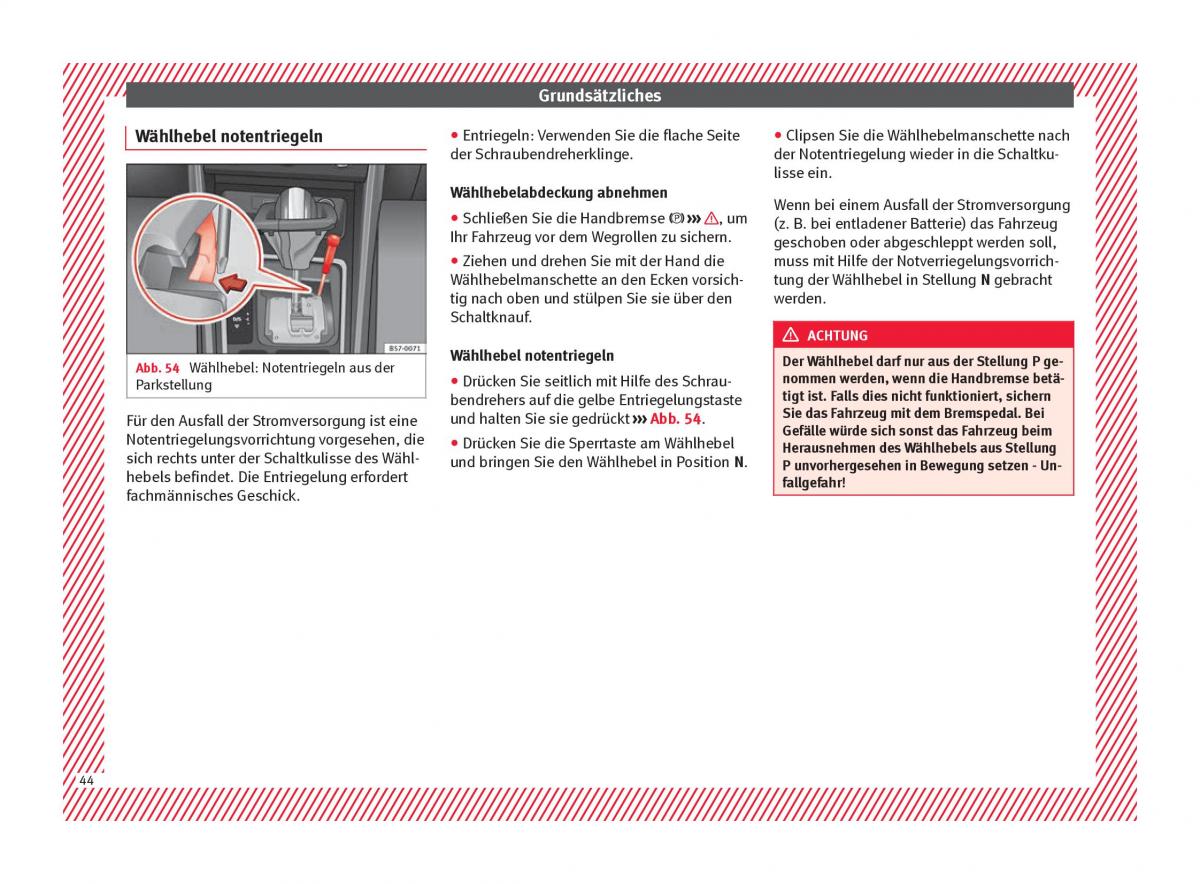 Seat Ateca Handbuch / page 46