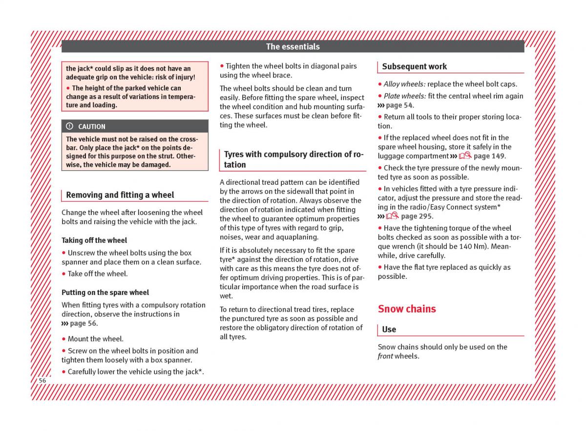 Seat Ateca owners manual / page 58