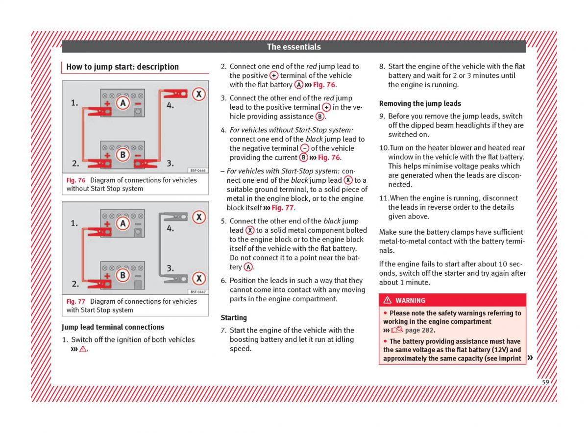 Seat Ateca owners manual / page 61