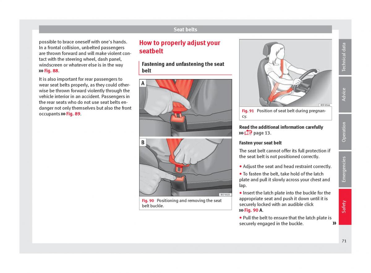 Seat Ateca owners manual / page 73