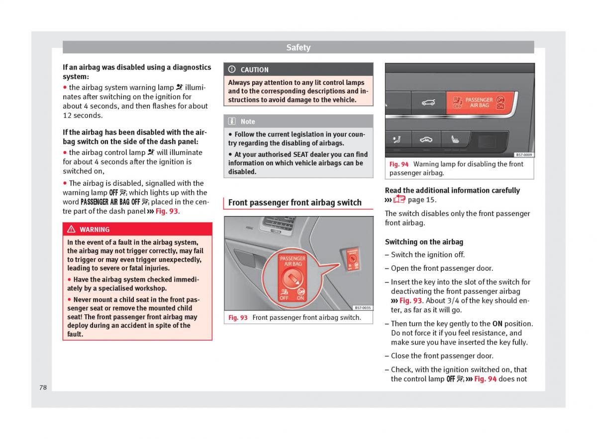 Seat Ateca owners manual / page 80