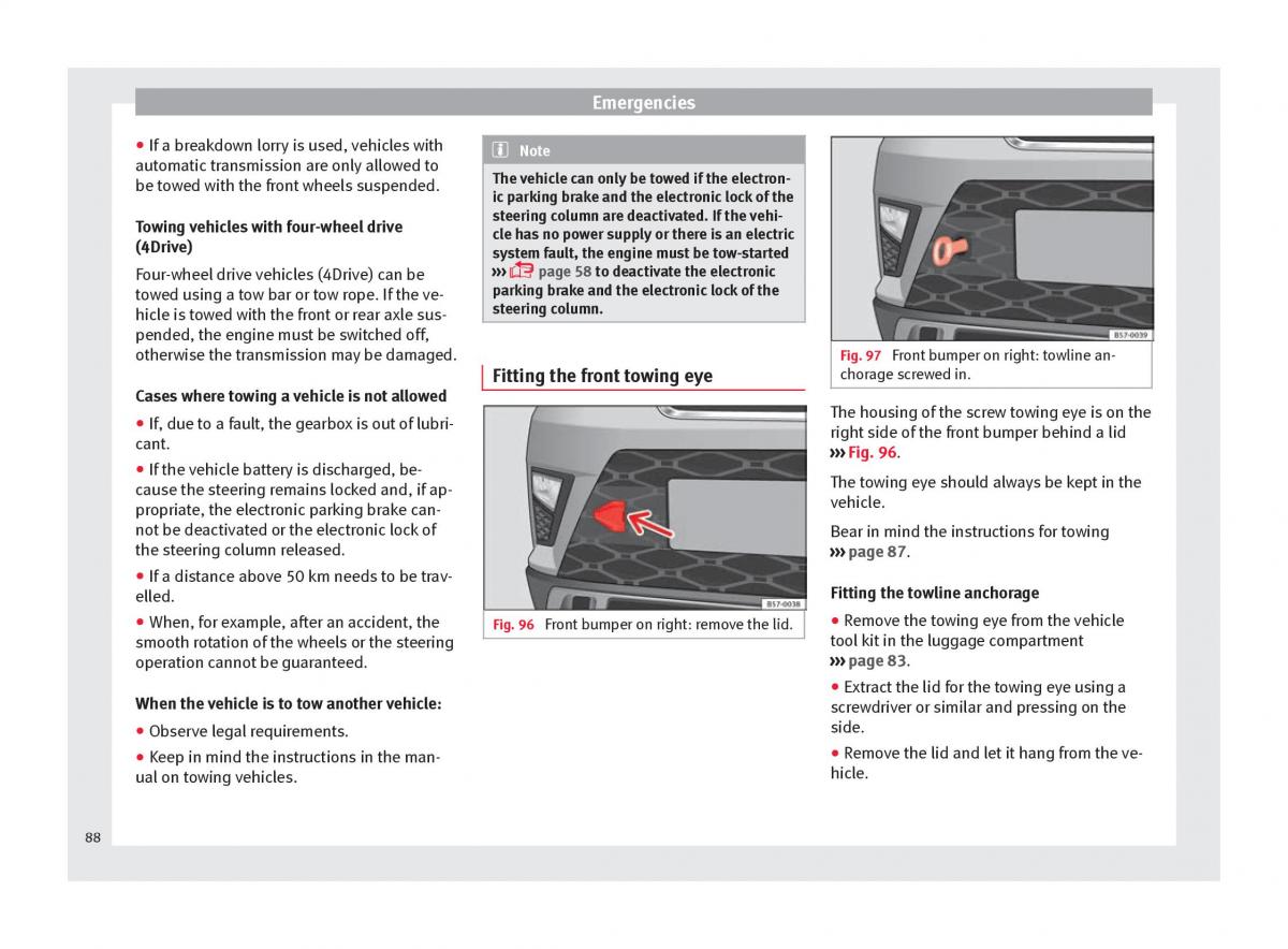 Seat Ateca owners manual / page 90