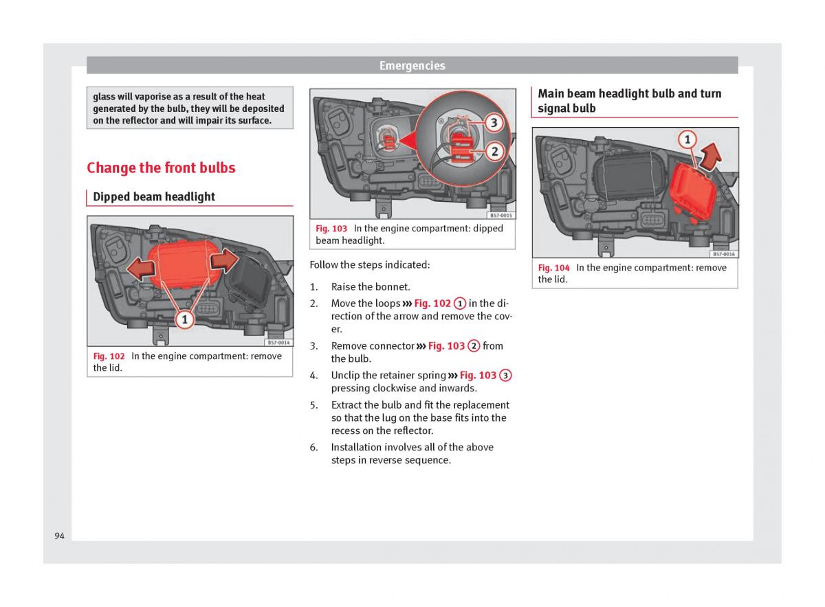 Seat Ateca owners manual / page 96