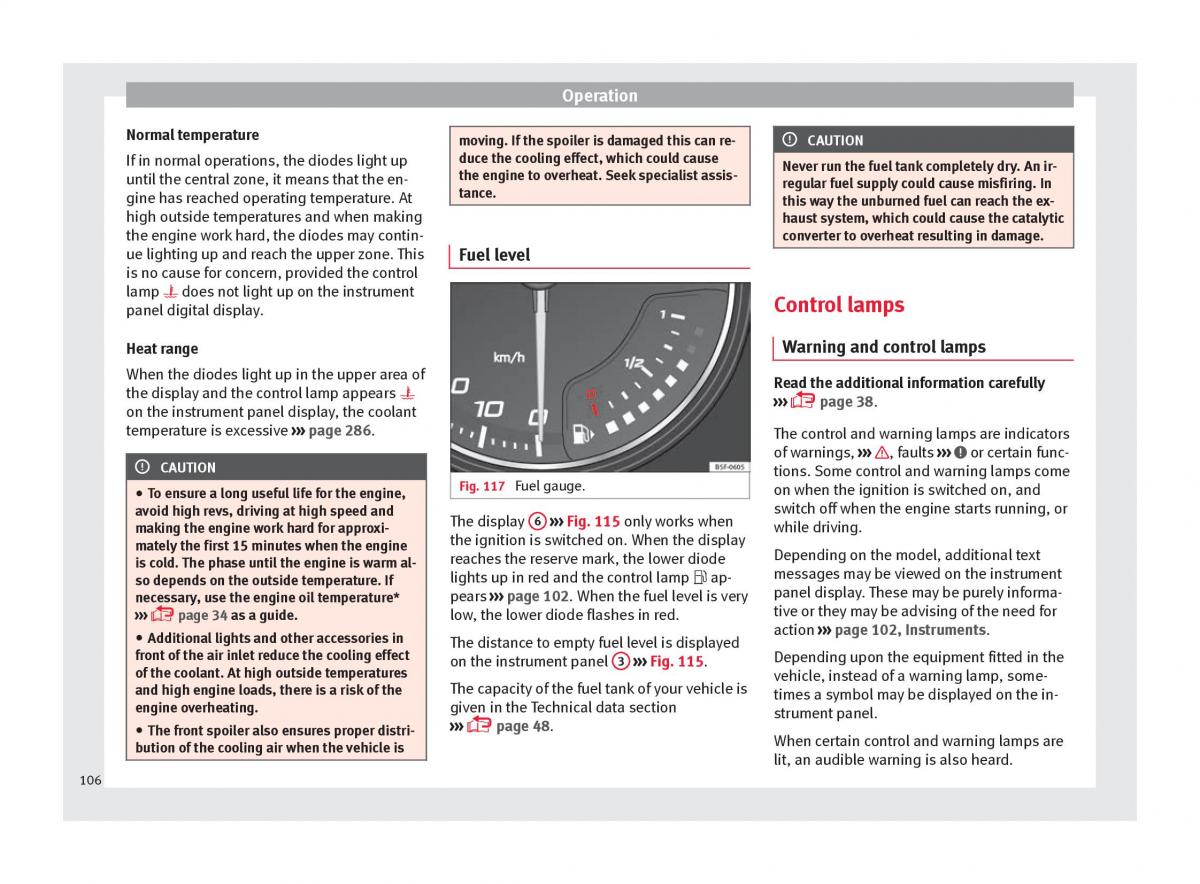 Seat Ateca owners manual / page 108