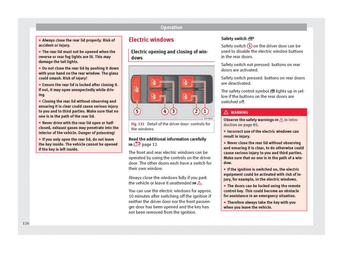 Seat Ateca owners manual / page 128