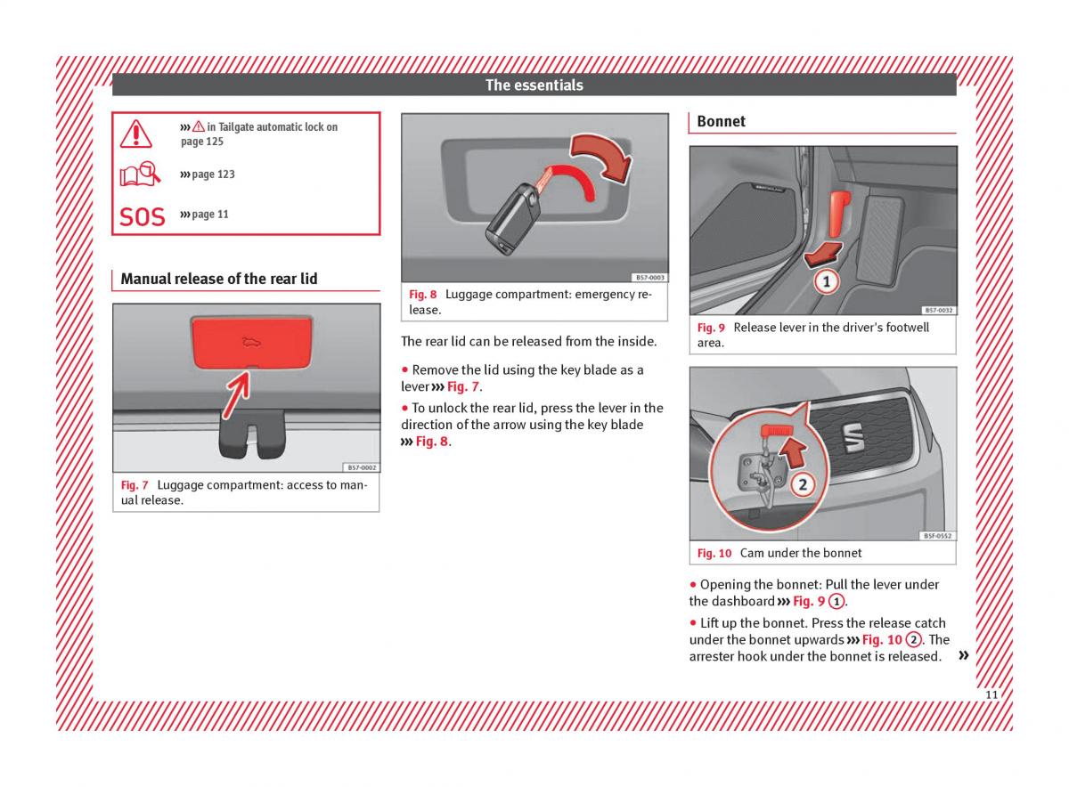 Seat Ateca owners manual / page 13