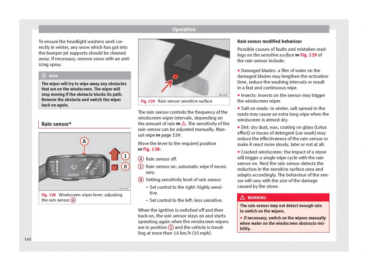 Seat Ateca owners manual / page 142