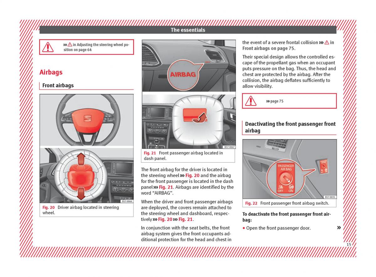 Seat Ateca owners manual / page 17