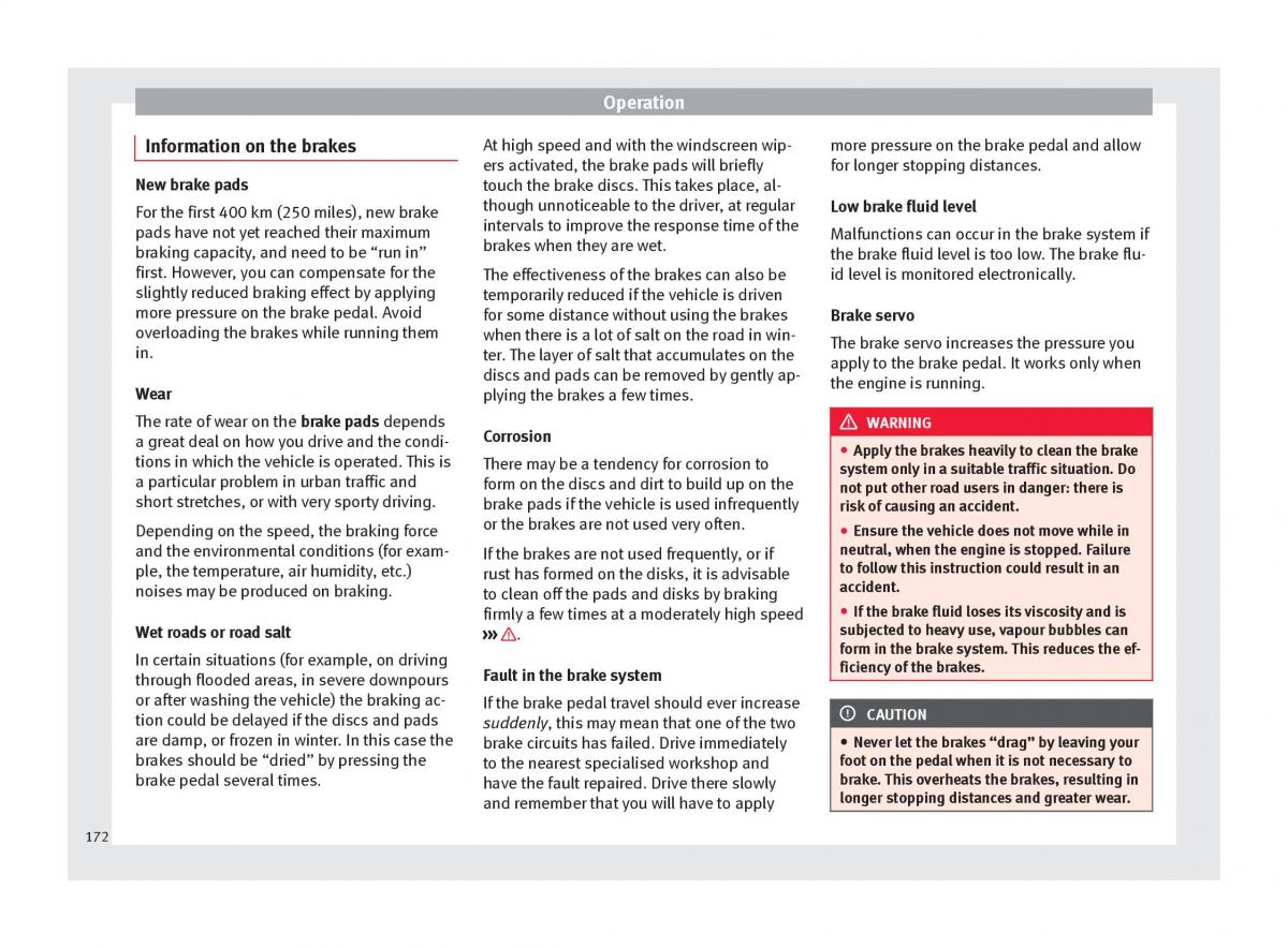 Seat Ateca owners manual / page 174