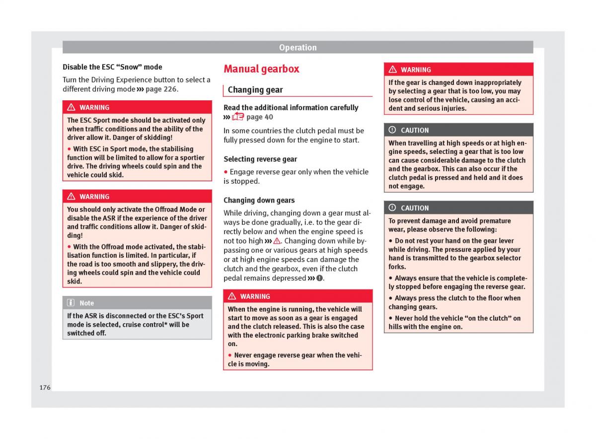 Seat Ateca owners manual / page 178