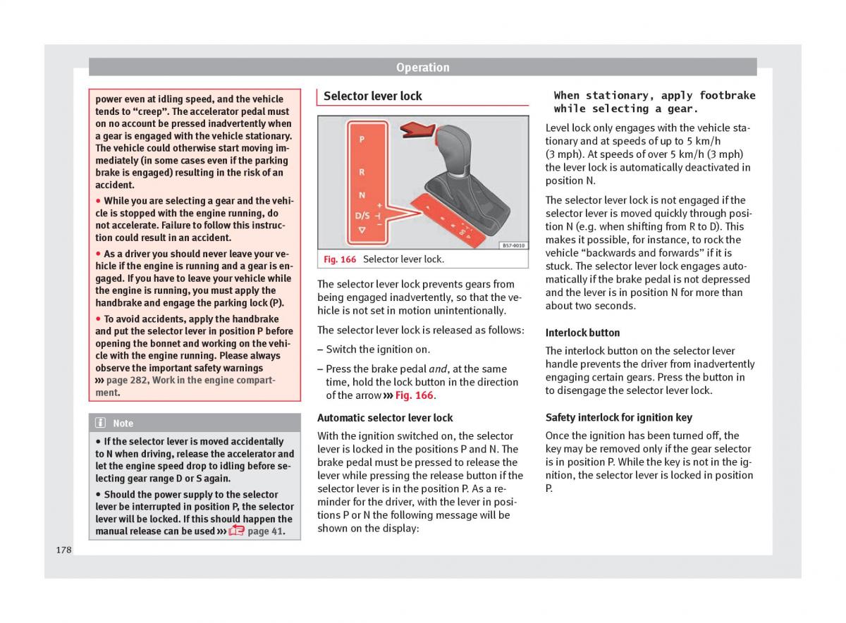 Seat Ateca owners manual / page 180