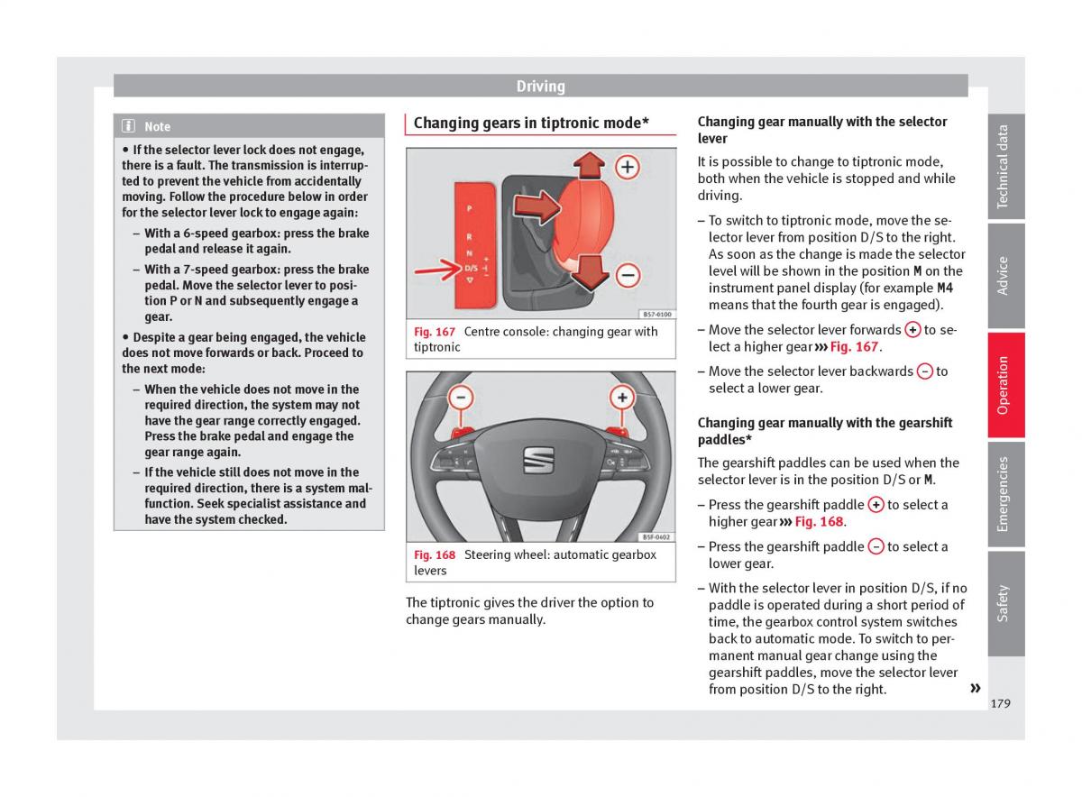 Seat Ateca owners manual / page 181