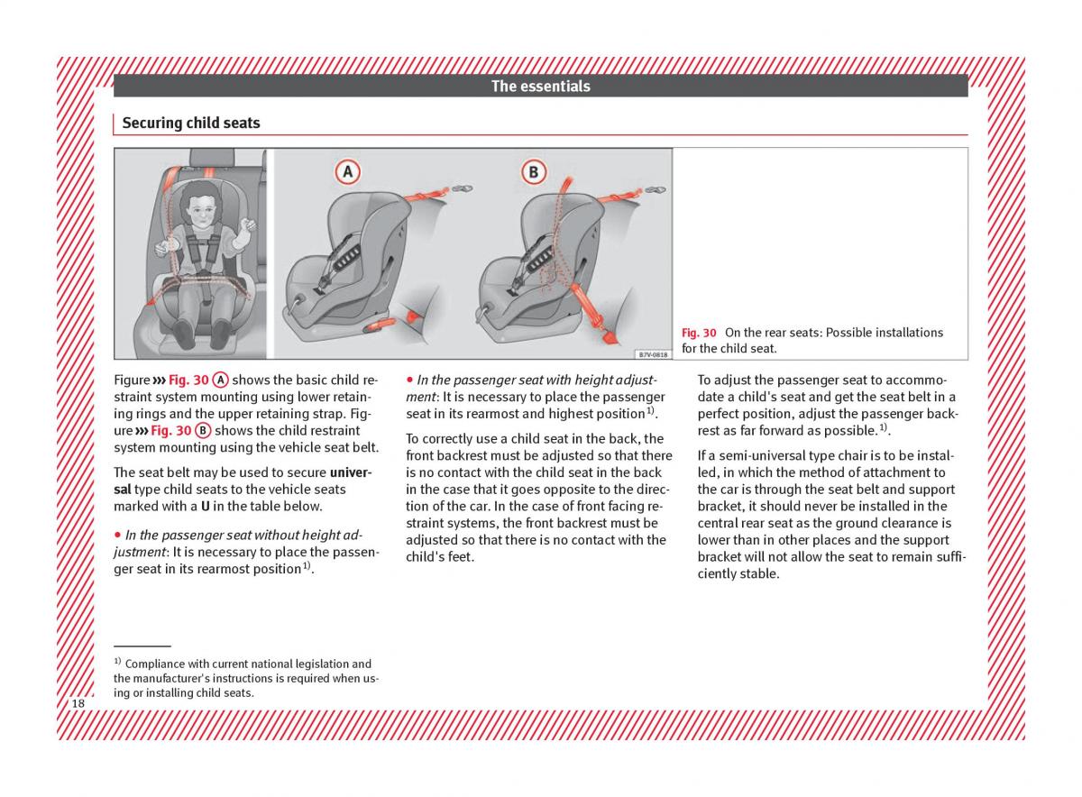 Seat Ateca owners manual / page 20