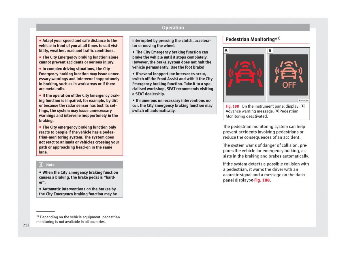 Seat Ateca owners manual / page 214