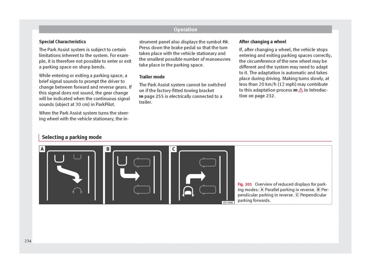 Seat Ateca owners manual / page 236