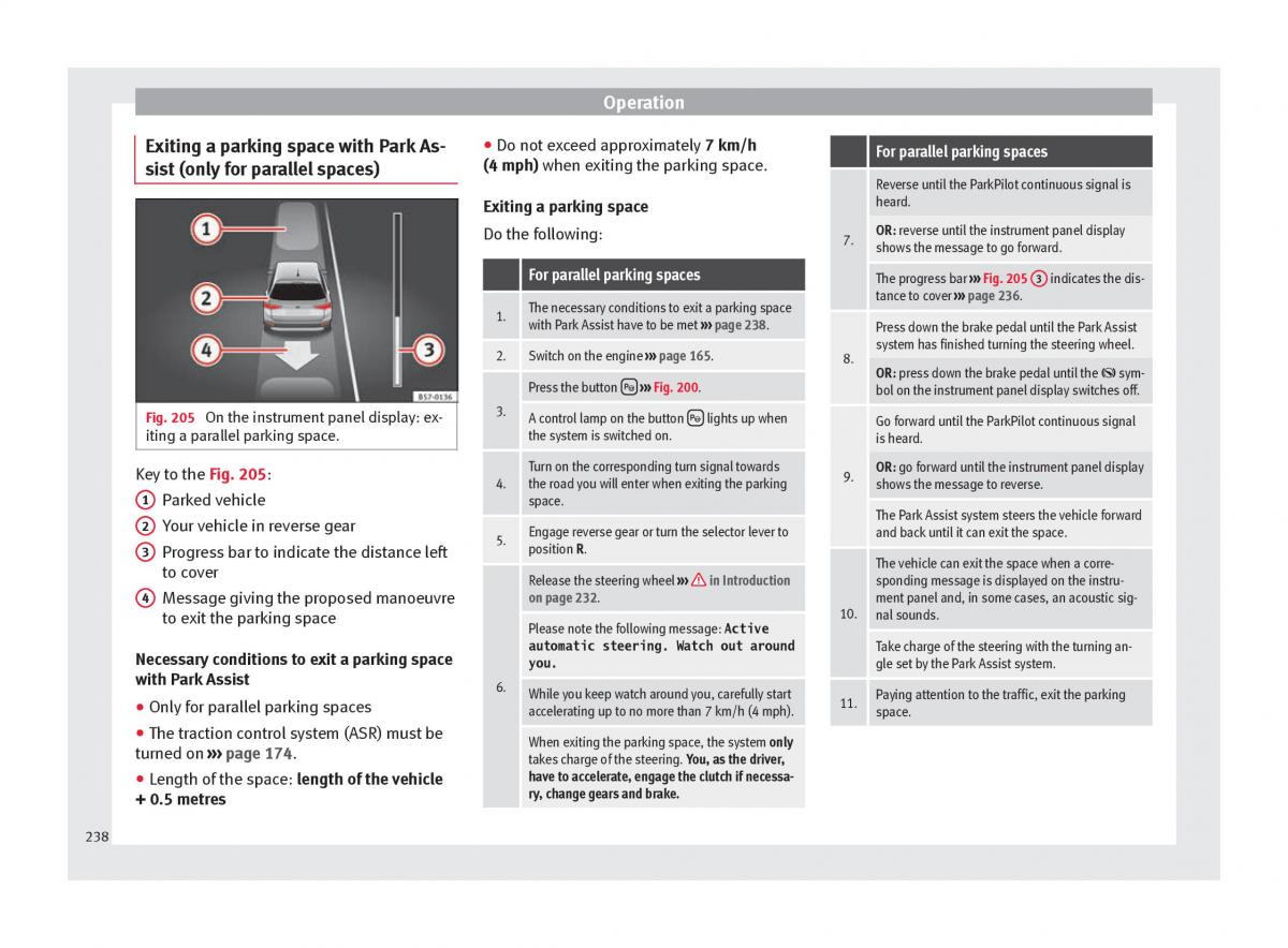 Seat Ateca owners manual / page 240