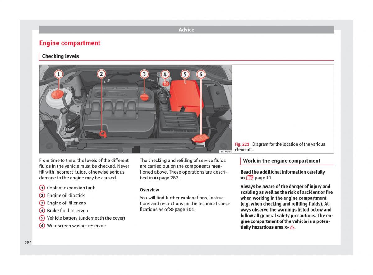 Seat Ateca owners manual / page 284