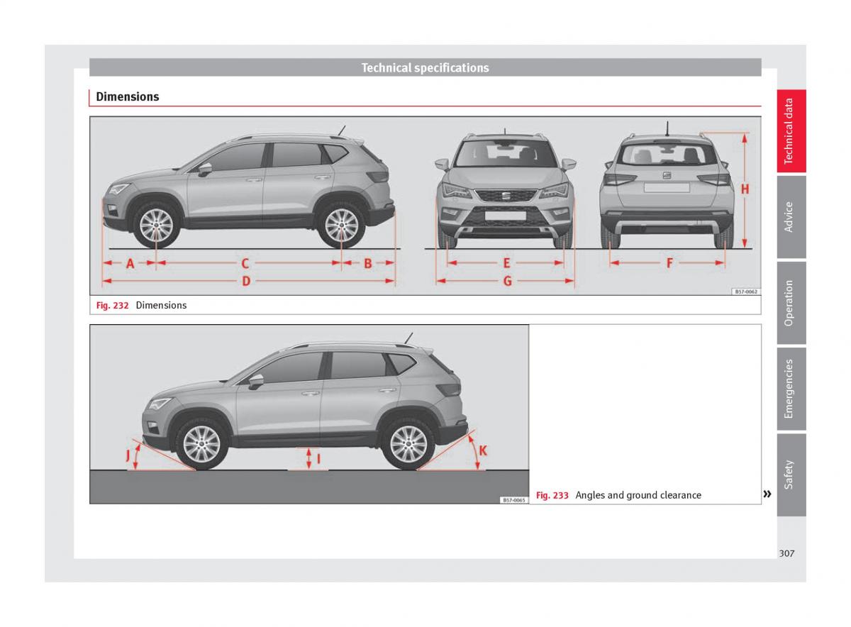 Seat Ateca owners manual / page 309