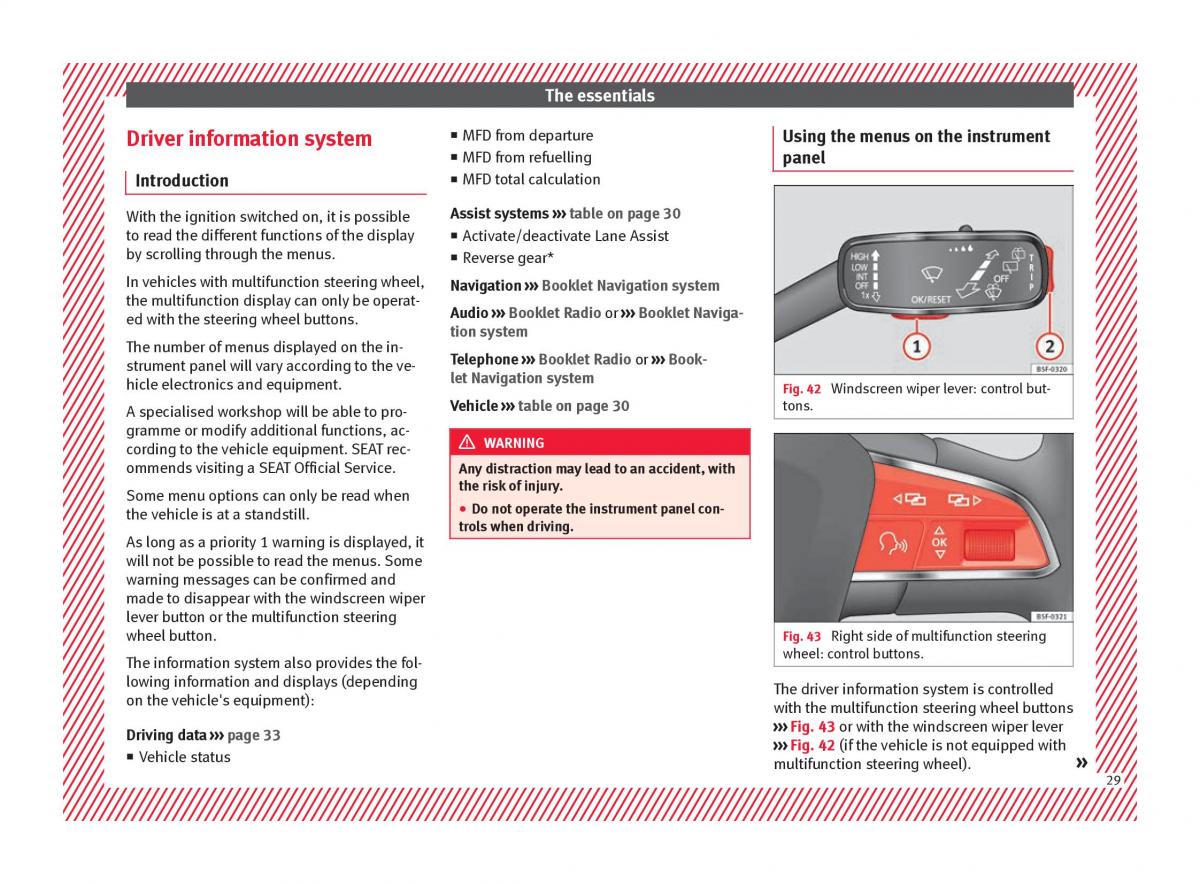 Seat Ateca owners manual / page 31