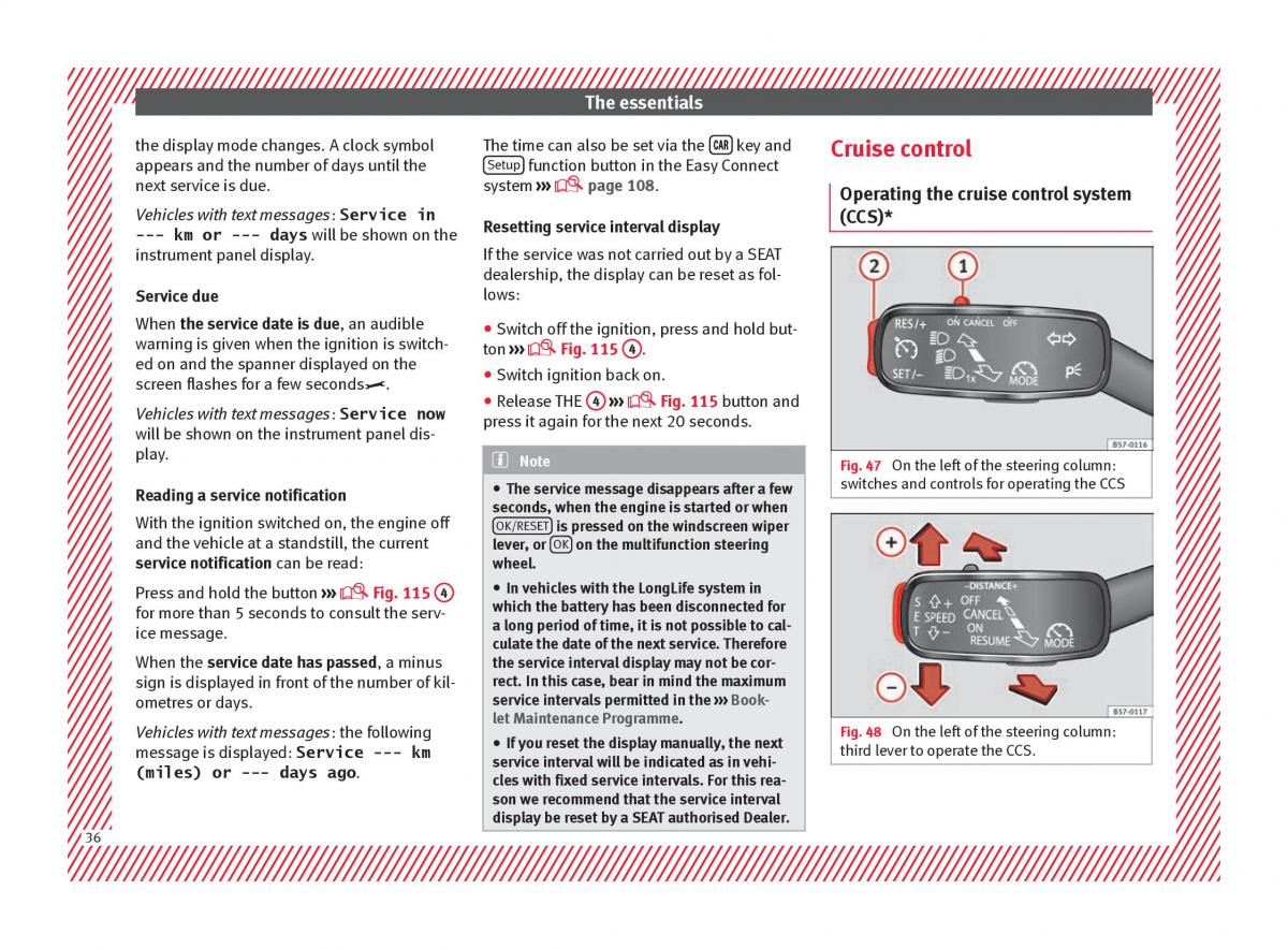 Seat Ateca owners manual / page 38