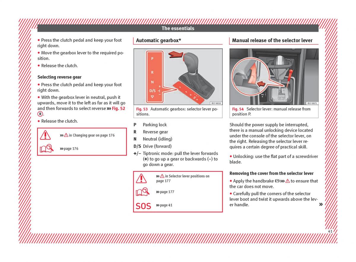 Seat Ateca owners manual / page 43