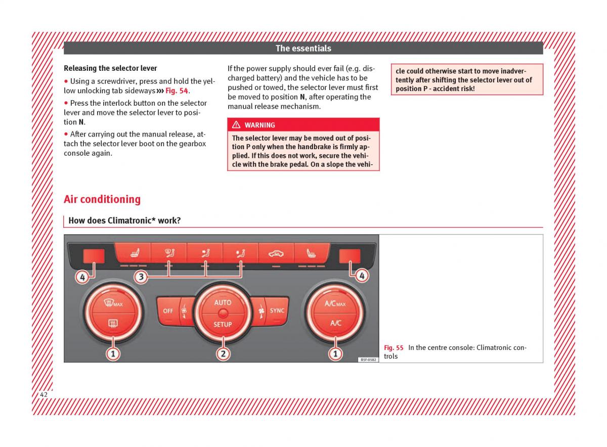 Seat Ateca owners manual / page 44