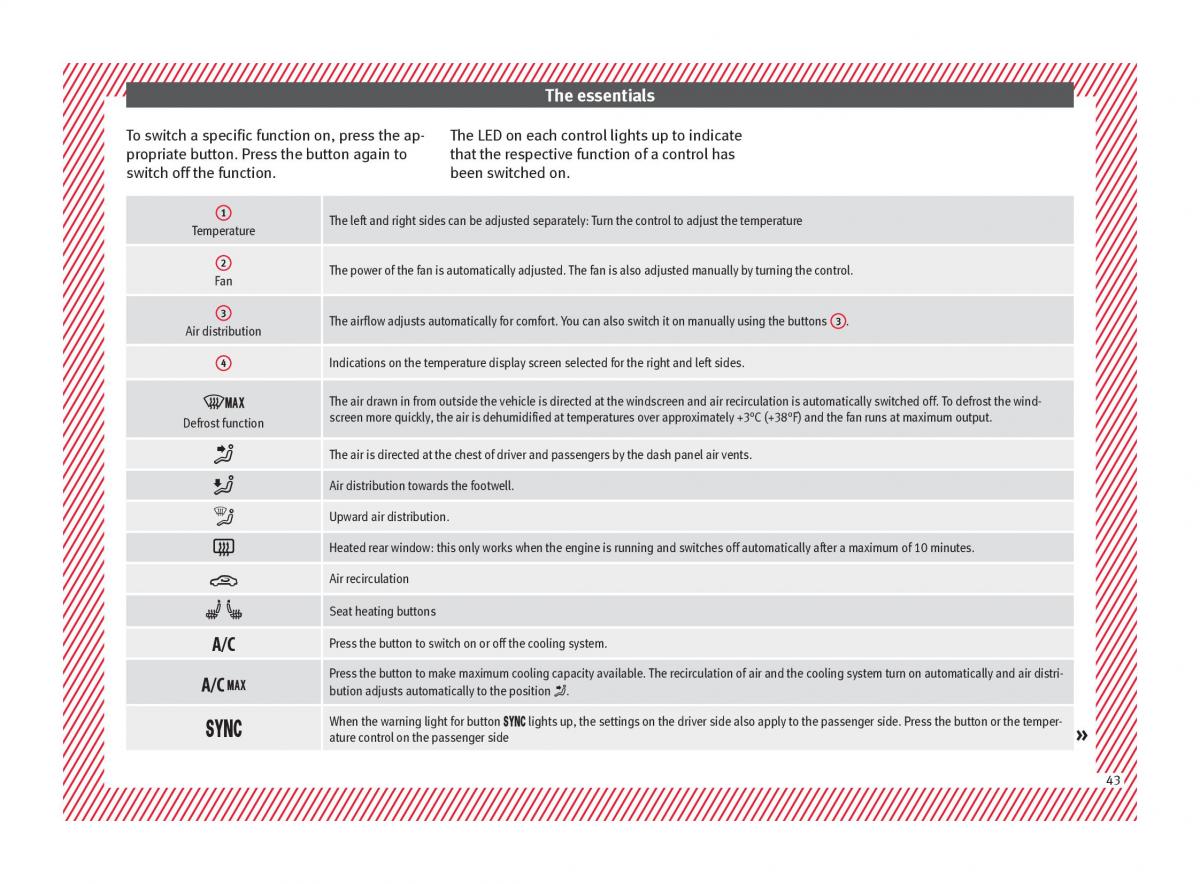 Seat Ateca owners manual / page 45