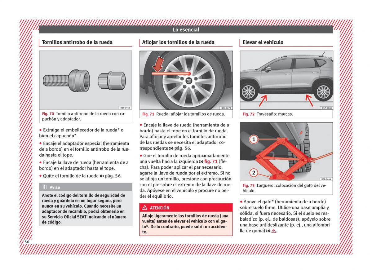 Seat Ateca manual del propietario / page 58