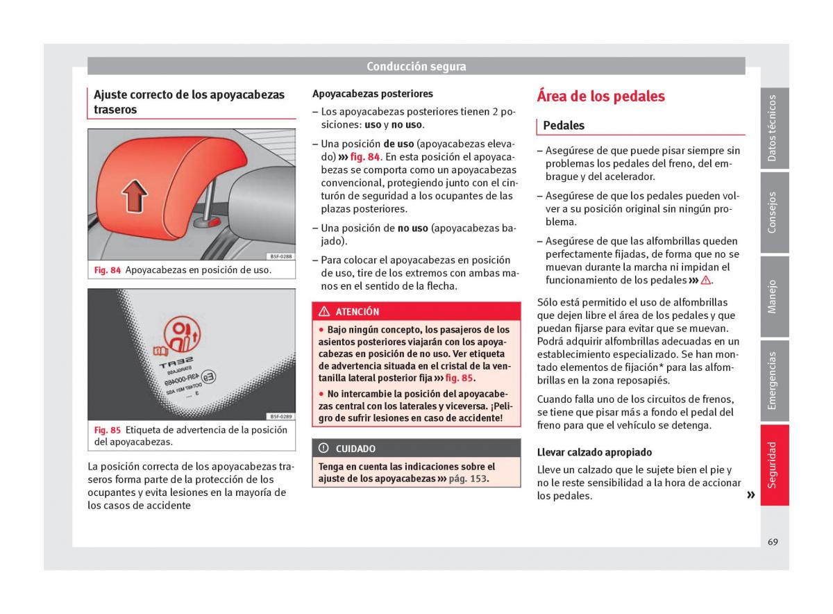 Seat Ateca manual del propietario / page 71