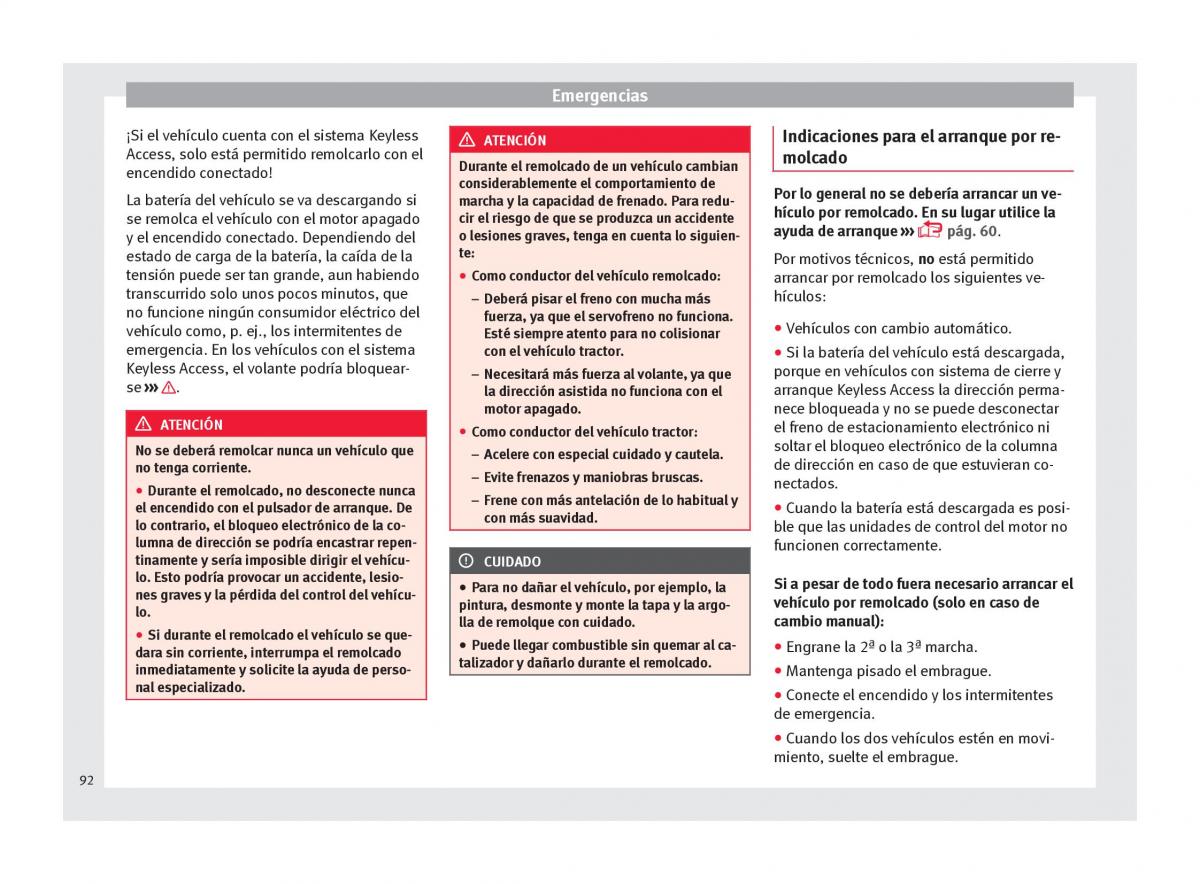 Seat Ateca manual del propietario / page 94