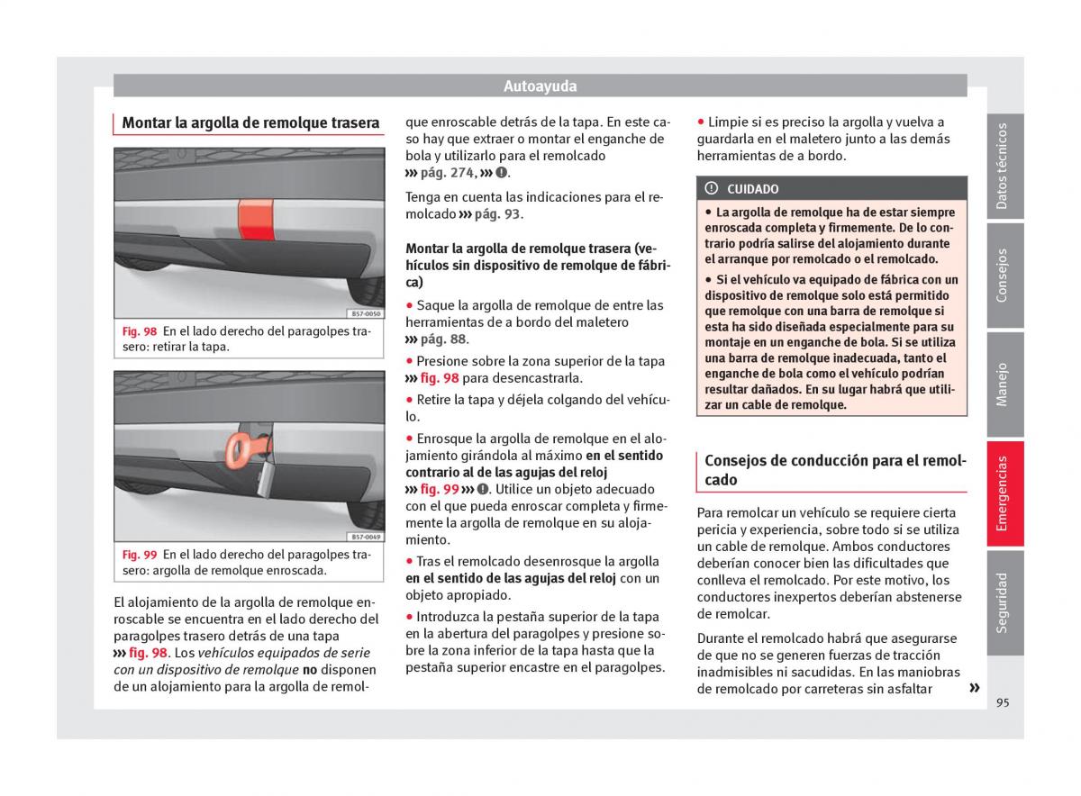 Seat Ateca manual del propietario / page 97