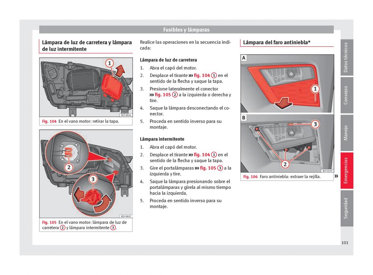 Seat Ateca manual del propietario / page 103