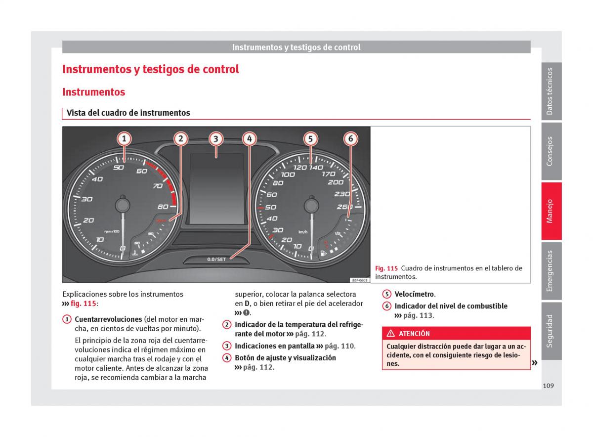 Seat Ateca manual del propietario / page 111