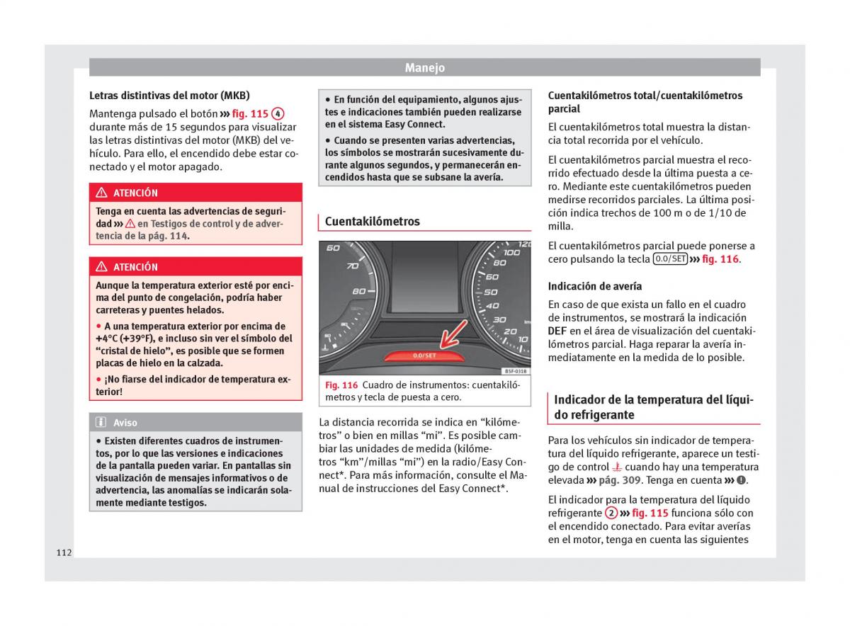 Seat Ateca manual del propietario / page 114