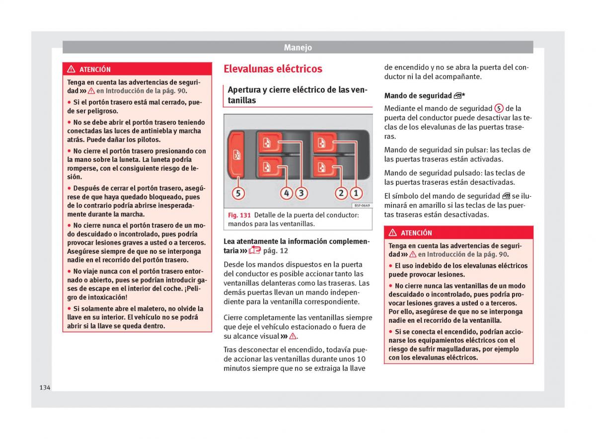 Seat Ateca manual del propietario / page 136