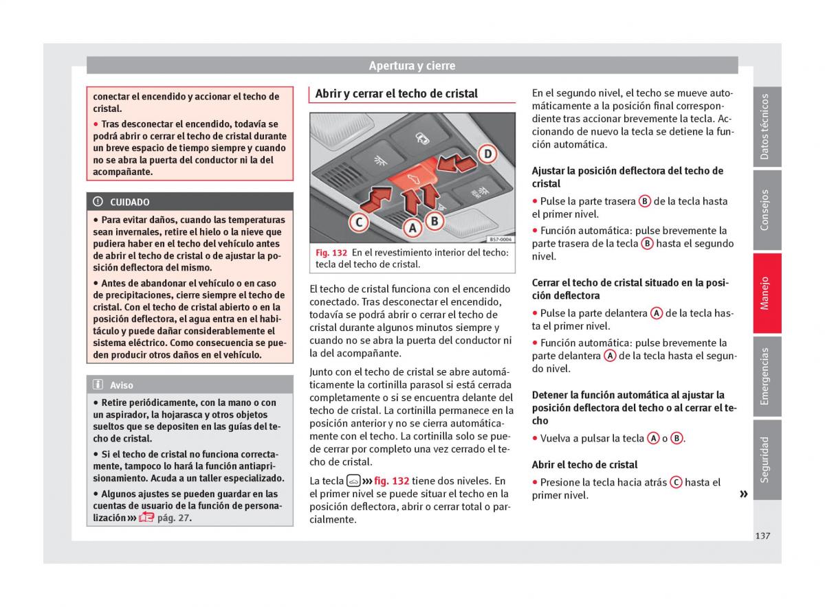 Seat Ateca manual del propietario / page 139