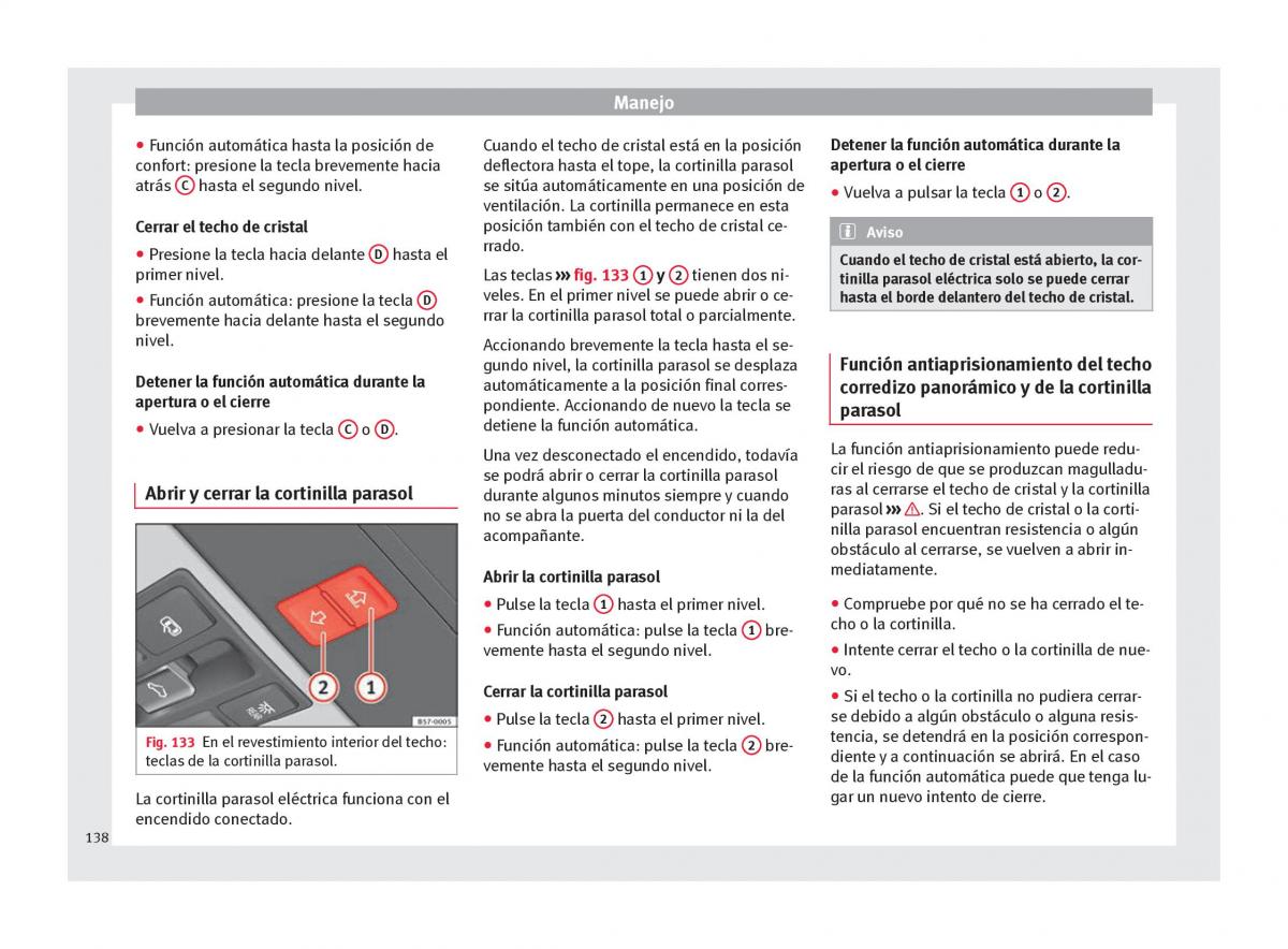 Seat Ateca manual del propietario / page 140