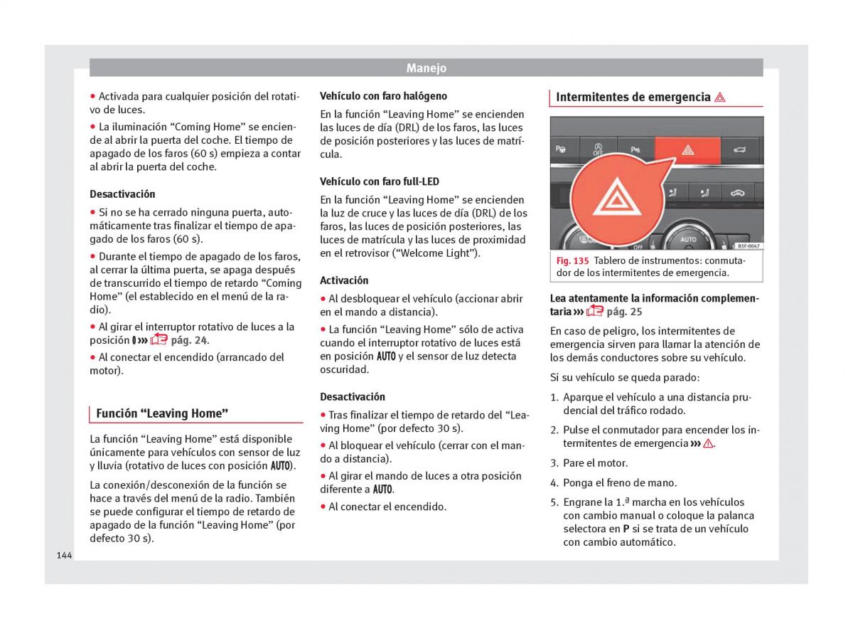 Seat Ateca manual del propietario / page 146