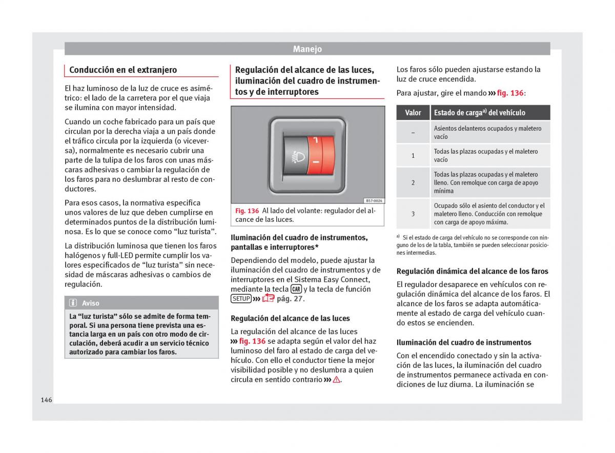 Seat Ateca manual del propietario / page 148