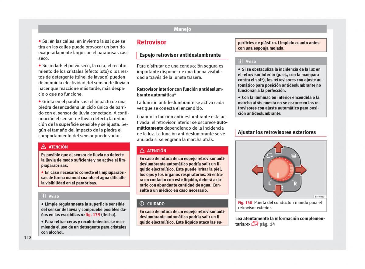 Seat Ateca manual del propietario / page 152