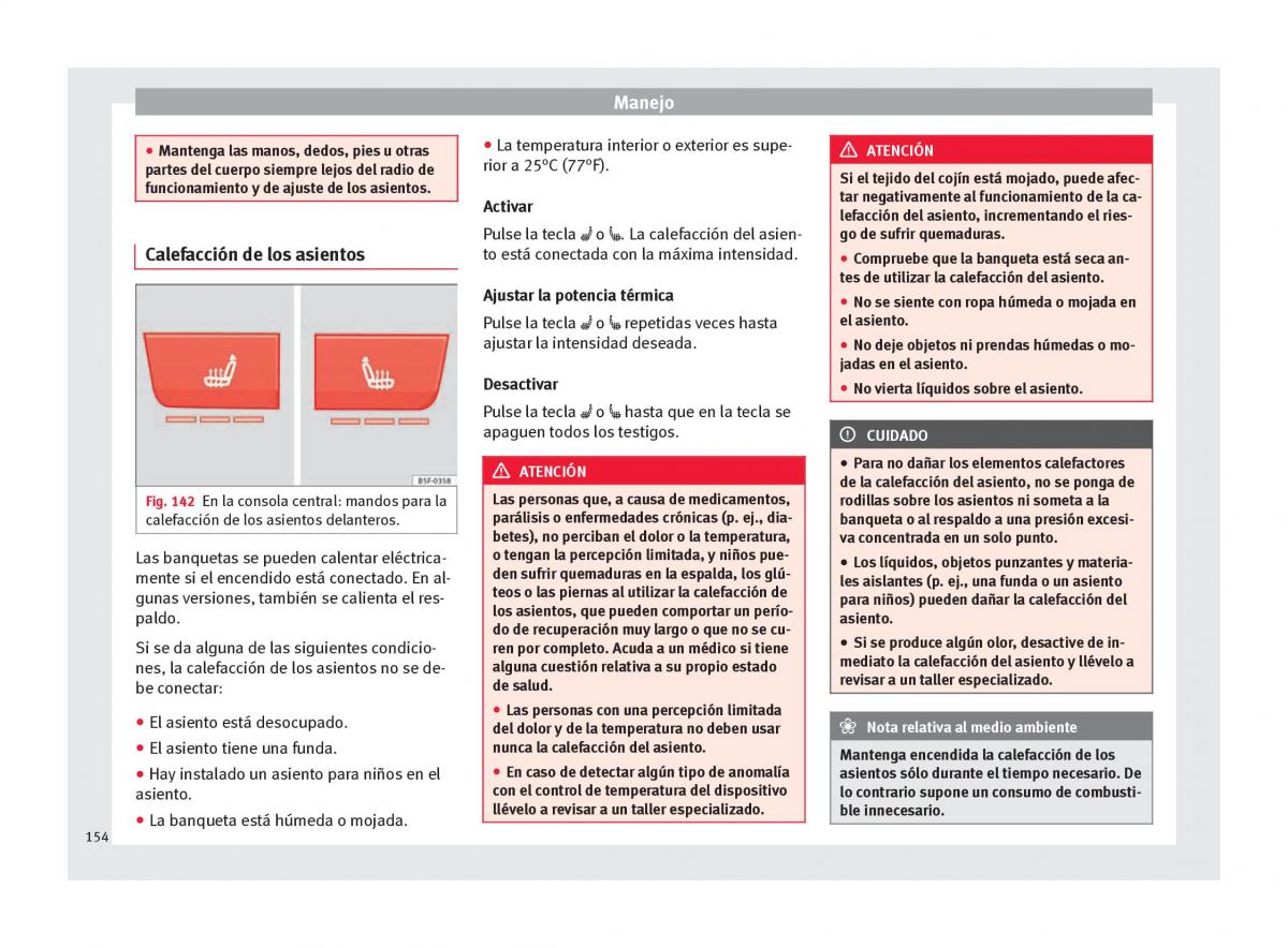 Seat Ateca manual del propietario / page 156