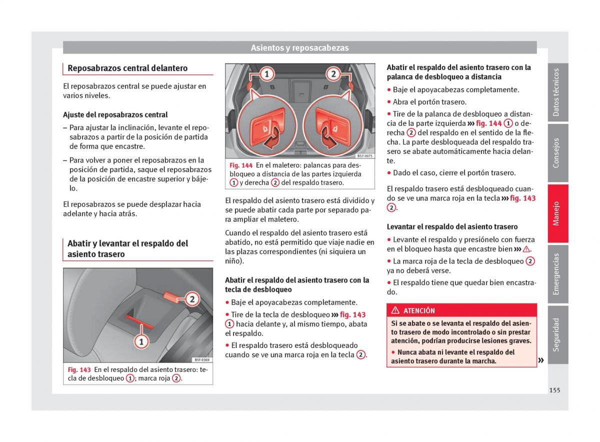 Seat Ateca manual del propietario / page 157