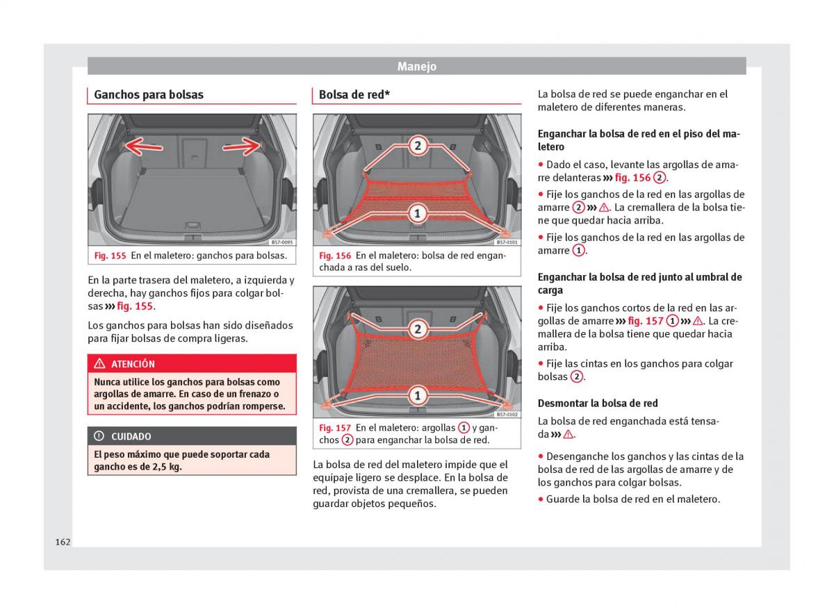 Seat Ateca manual del propietario / page 164