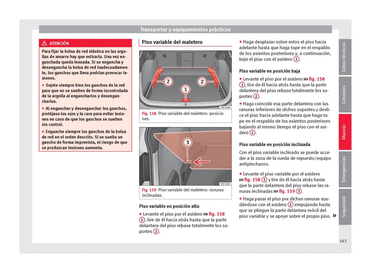 Seat Ateca manual del propietario / page 165